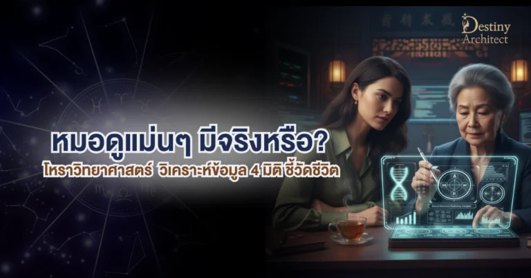 เมื่อ 'หมอดูแม่นๆ' ไม่ใช่เรื่องบังเอิญ แต่คือการวิเคราะห์ข้อมูลที่ชี้วัดได้