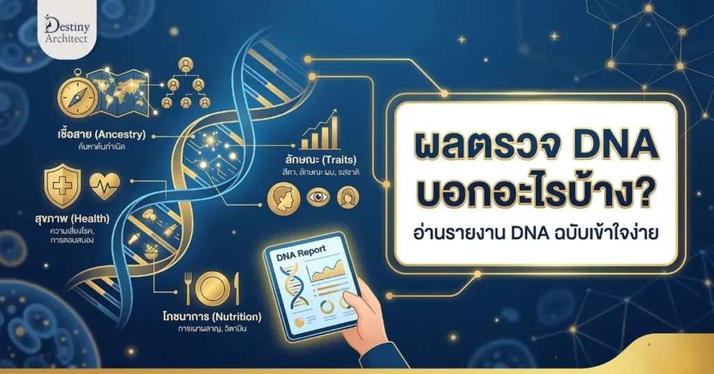 ผลตรวจ DNA บอกอะไรบ้าง