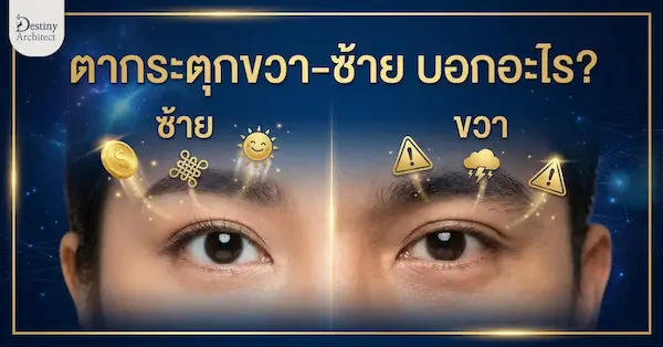 ตากระตุกขวา-ซ้าย บอกอะไร
