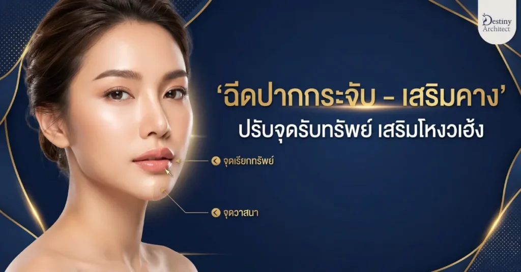 สวยด้วย รวยด้วย! เทคนิค ฉีดปากกระจับ-เสริมคาง เปิดจุดรับทรัพย์บนใบหน้า