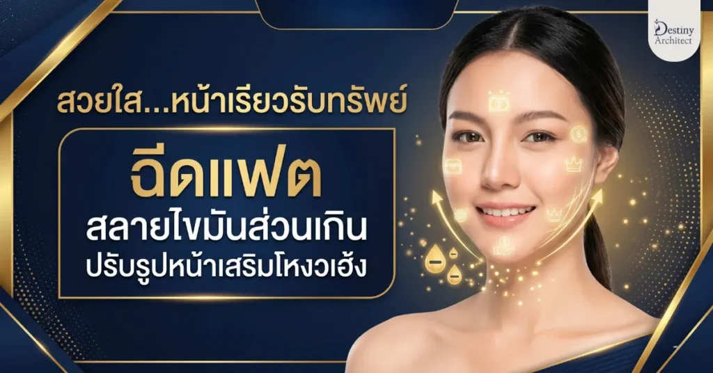 ฉีดแฟต สลายไขมันส่วนเกิน ปรับรูปหน้าเสริมโหงวเฮ้ง | Destiny Architect