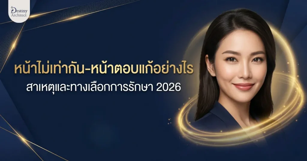 หน้าไม่เท่ากัน-หน้าตอบแก้อย่างไร: สาเหตุ วิธีแก้ 2026