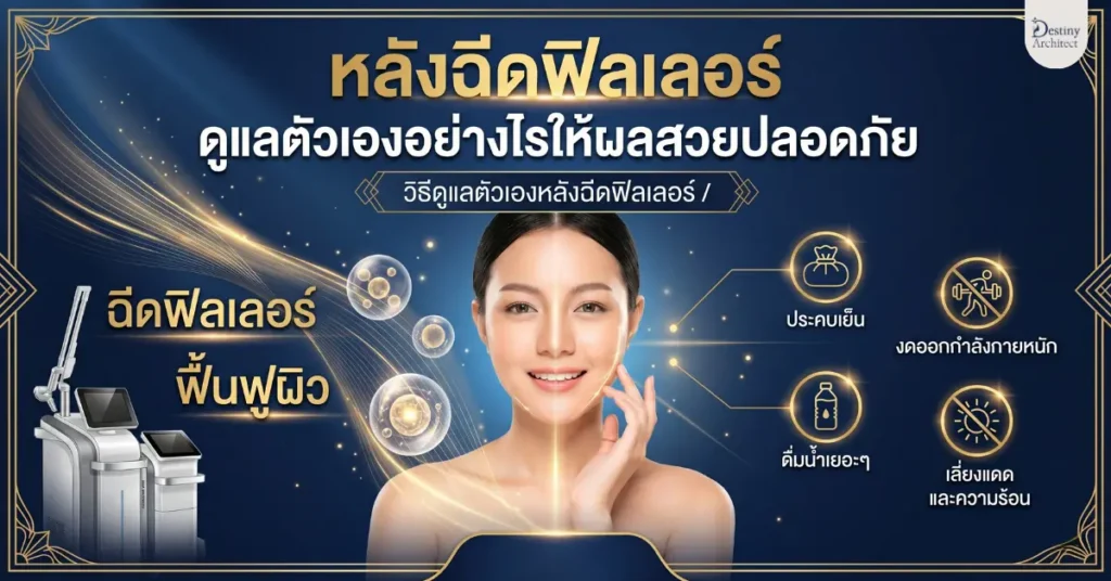 หลังฉีดฟิลเลอร์ ดูแลยังไง? | Destiny Architect