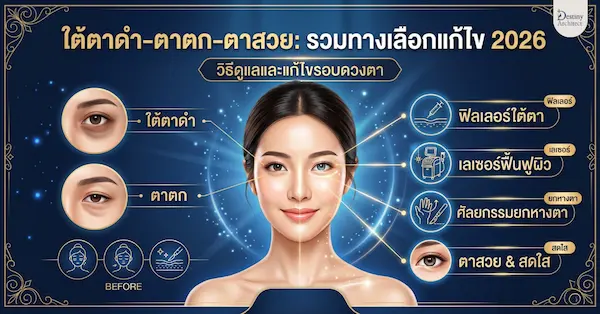 ใต้ตาดำ-ตาตก-ตาสวย: รวมทางเลือกแก้ไข 2026 | Destiny Architect