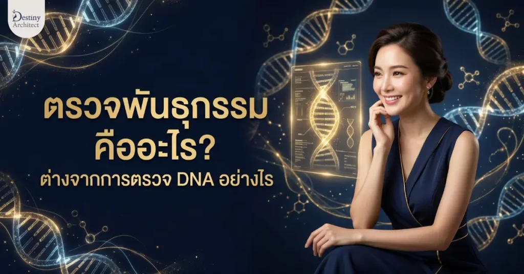 ทำความเข้าใจ "การตรวจพันธุกรรม" (Genetic Testing) ทางการแพทย์ คืออะไร? ต่างจากการตรวจ DNA ทั่วไปอย่างไร? พร้อมขั้นตอนและประโยชน์ที่คุณควรรู้