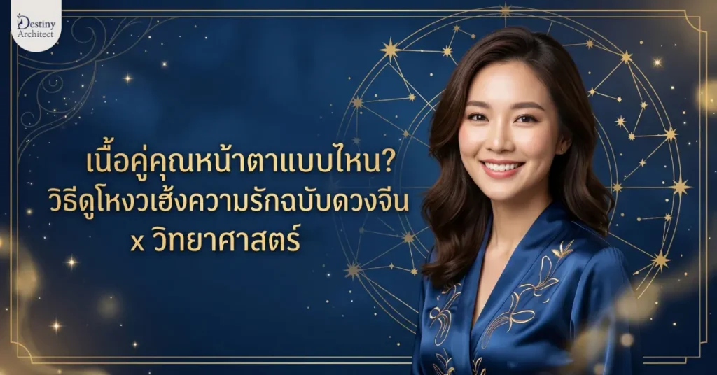 หน้าตาแบบนี้ใช่เนื้อคู่เราไหม? พาเจาะลึกวิธีดูลักษณะเนื้อคู่จากโหงวเฮ้งและดวงจีน พร้อมไขความลับทางวิทยาศาสตร์ที่ทำให้คนสองคนดึงดูดและเข้ากันได้จริง